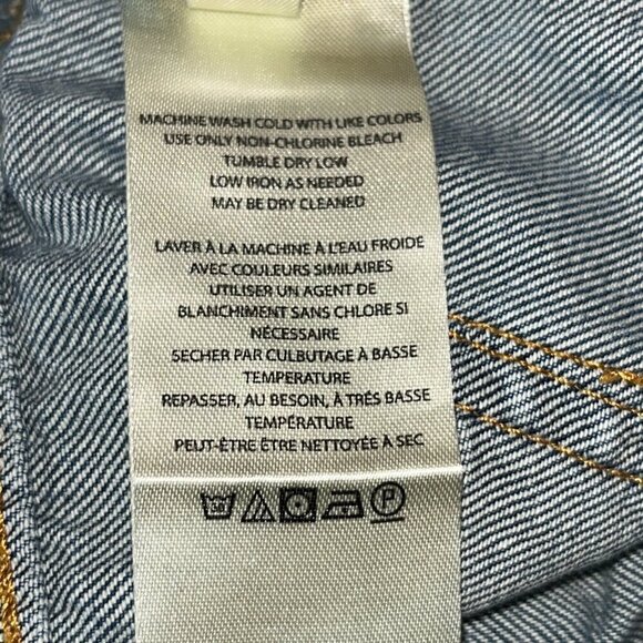 ANTHROPOLOGIE PILCRO Daisy Duke Denim Shorts Exposed Button Fly Distressed 25 - Picture 13 of 13